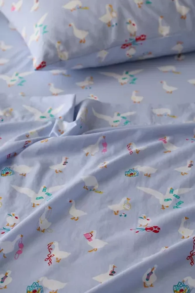 Cheeky Goose Core Patterned Sheet Set