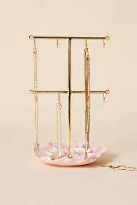 Ornate Icon Ceramic Jewelry Stand