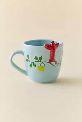 Hanging Lobster Ceramic Mug