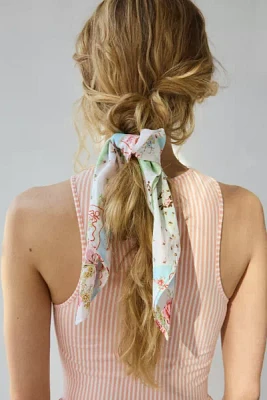 Pretty Patchwork Print Cotton Bandana