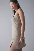 by.DYLN Layla Belted Keyhole Cutout Strapless Mini Dress