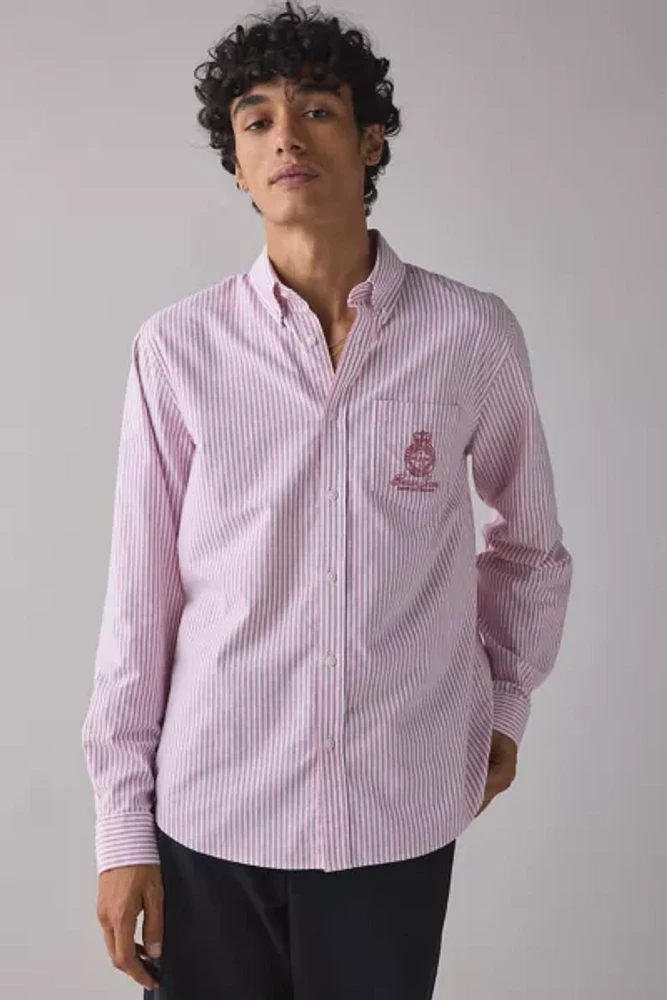 GUESS JEANS Pinstripe Pocket Shirt