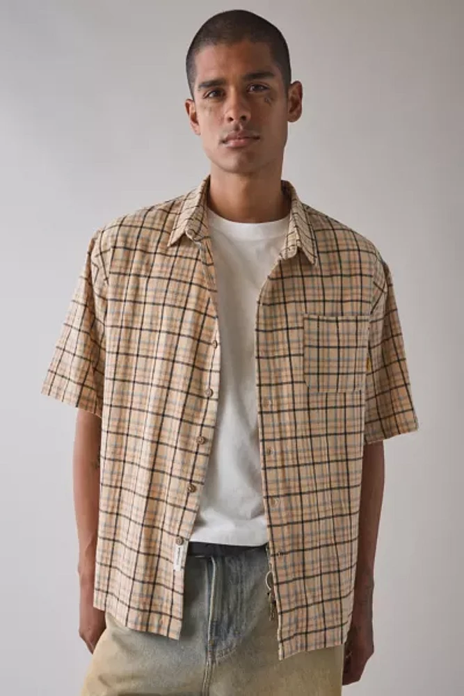 The Critical Slide Society Fred Plaid Short Sleeve Shirt