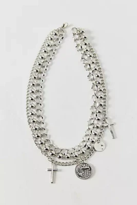 Memphis Ball Bead Layered Necklace