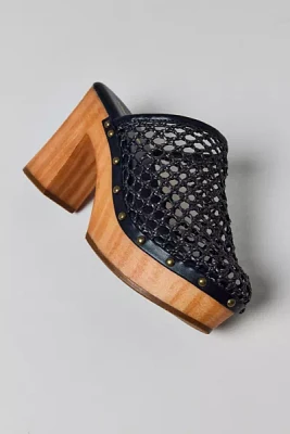 Azalea Wang Ameenah Wooven High Heeled Clog