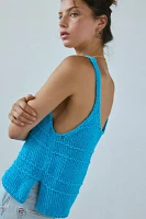 Kimchi Blue Kiara Split-Front Flyaway Sweater Tank Top