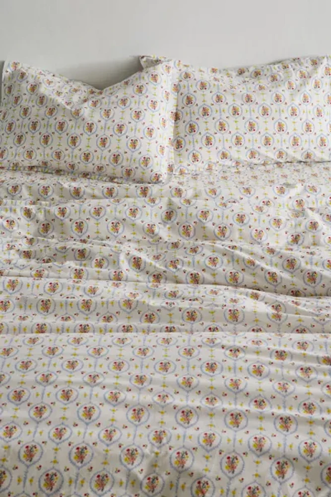 Studio Sweet Posie Vignette Brushed Cotton Duvet Cover Set