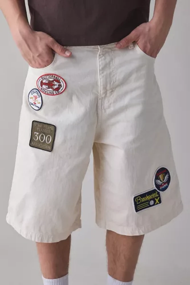 BDG Astro Patched Baggy Denim Jort