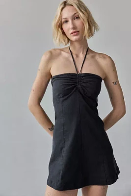 Kimchi Blue Cate Y-Neck Halter Mini Dress
