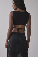 Tyler McGillivary Alice Square Neck Open-Back Tank Top