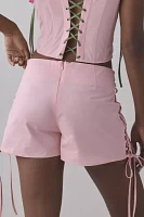 Tyler McGillivary Sylvia Floral Applique Ribbon Short