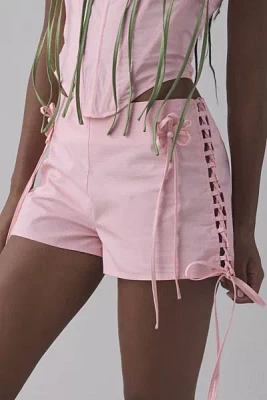 Tyler McGillivary Sylvia Floral Applique Ribbon Short