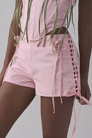 Tyler McGillivary Sylvia Floral Applique Ribbon Short