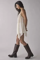 Out From Under Justine Sheer Lace-Trim Hanky Hem Slip
