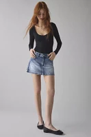 Abrand 95 Jenna A-line Denim Mini Skirt