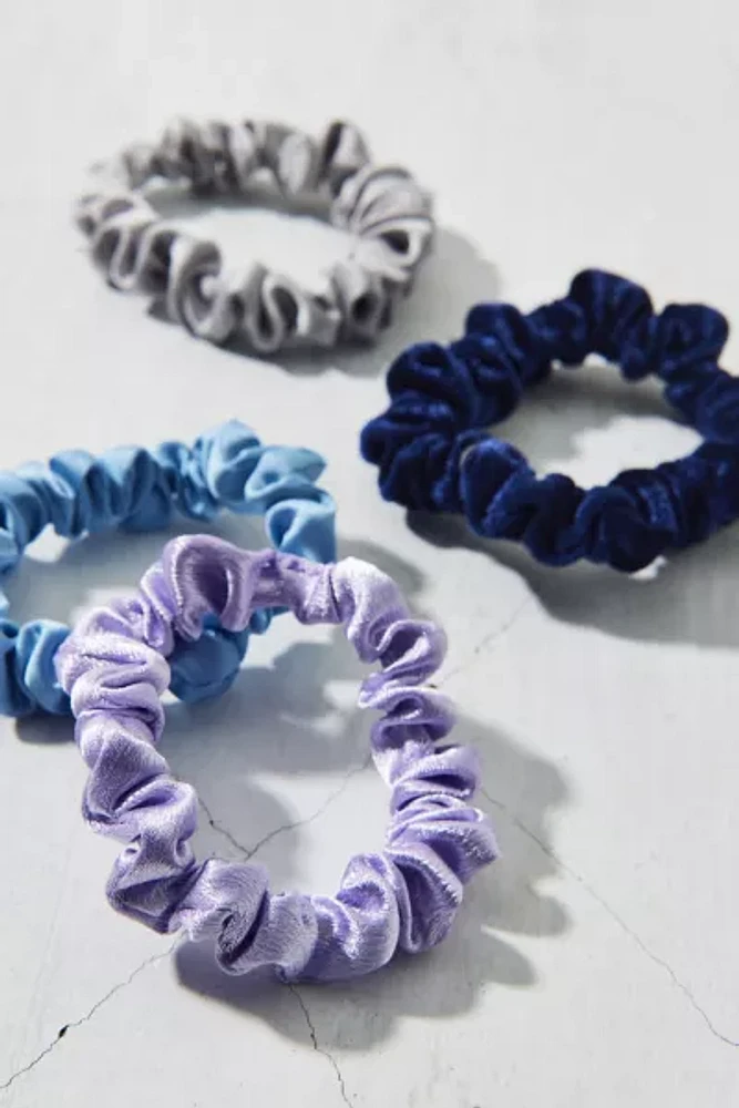 Velvet & Satin Hair Scrunchie Set