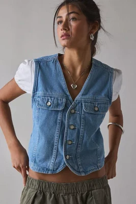 Vintage By UO Denim Vest Top