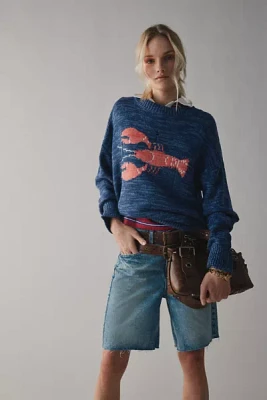 BDG Kurt Lobster Graphic Distressed Sweater