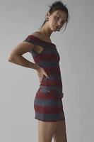 The Ragged Priest Pixie Off-The-Shoulder Mini Dress