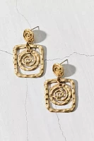 Statement Swirl Drop Earring