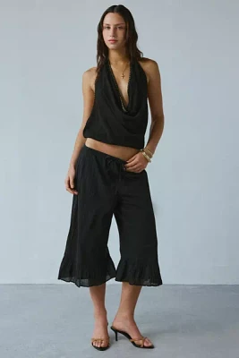 Kimchi Blue Livia Ruffle Bloomer Capri Pant