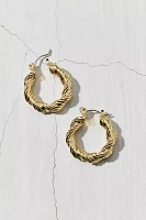 Statement Twist Hoop Earring