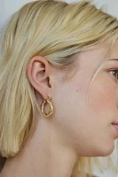Statement Twist Hoop Earring