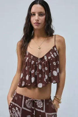 Out From Under Seaside Bow-Strap Babydoll Cami