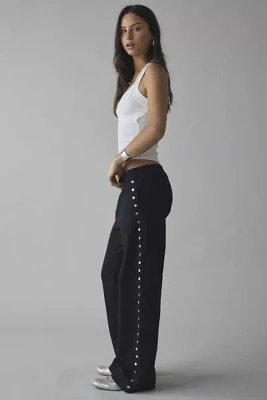 Motel Lark Studded Loose Fit Jogger Sweatpant