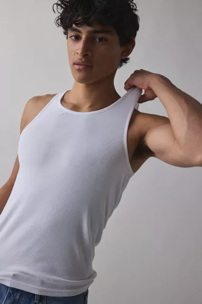 UO Shrunken Fit Ribbed Tank Top