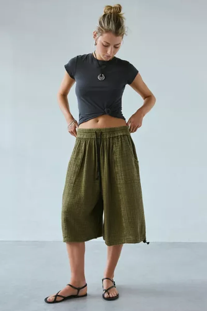 Out From Under Cabot Cotton Gauze Side-Tie Jort