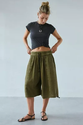 Out From Under Cabot Cotton Gauze Side-Tie Jort