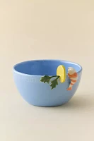 Hanging Shrimp Ceramic Cereal Bowl