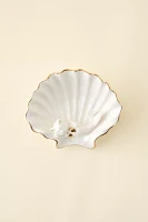 Mermaid Kitty Shell Ceramic Catch-All Dish