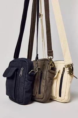 Mike Mini Canvas Crossbody Pouch