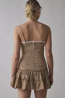 Lioness Yves Lace-Trim Cami Mini Dress