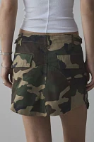 ReMADE By UO Camo Mini Skirt