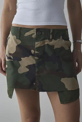 ReMADE By UO Camo Mini Skirt