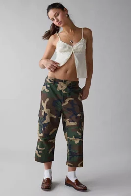 ReMADE By UO Camo Cargo Ankle Pant