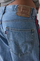 ReMADE By UO Side-Stripe Denim Jort