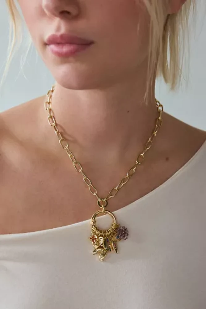 Charlie Clustered Charm Necklace