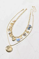 Fawn Locket Layering Charm Necklace Set
