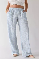 Motel Semur Wide Leg Pull-On Pant