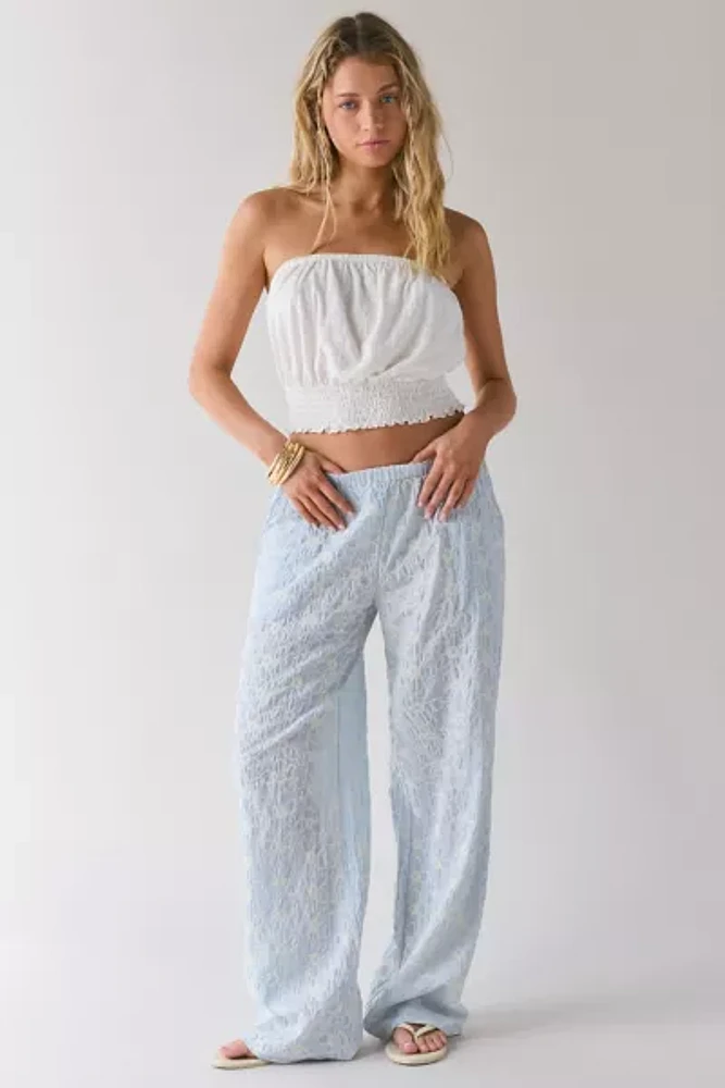 Motel Semur Wide Leg Pull-On Pant