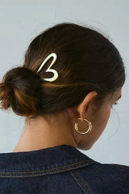 Heart Metal Hair Pin