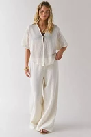 Out From Under Boardwalk Semi-Sheer Knit Flyaway Beach Top