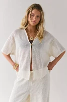 Out From Under Boardwalk Semi-Sheer Knit Flyaway Beach Top