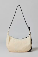 BAGGU Embroidered Shell Medium Nylon Crescent Bag