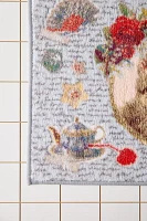 Thara Stamp Digital Printed Bath Mat