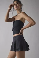 Kimchi Blue Ivy Tiered Ruffle Low-Rise Mini Skort